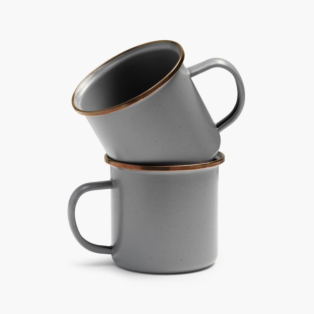 Enamelware Dining Collection - Slate Gray